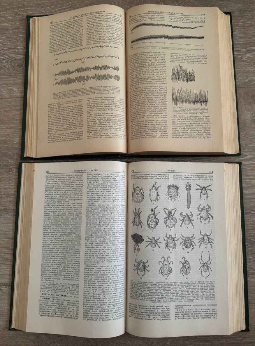 1969 Medical Encyclopedia Set Comprehensive Health Anatomy Surgery Russian book