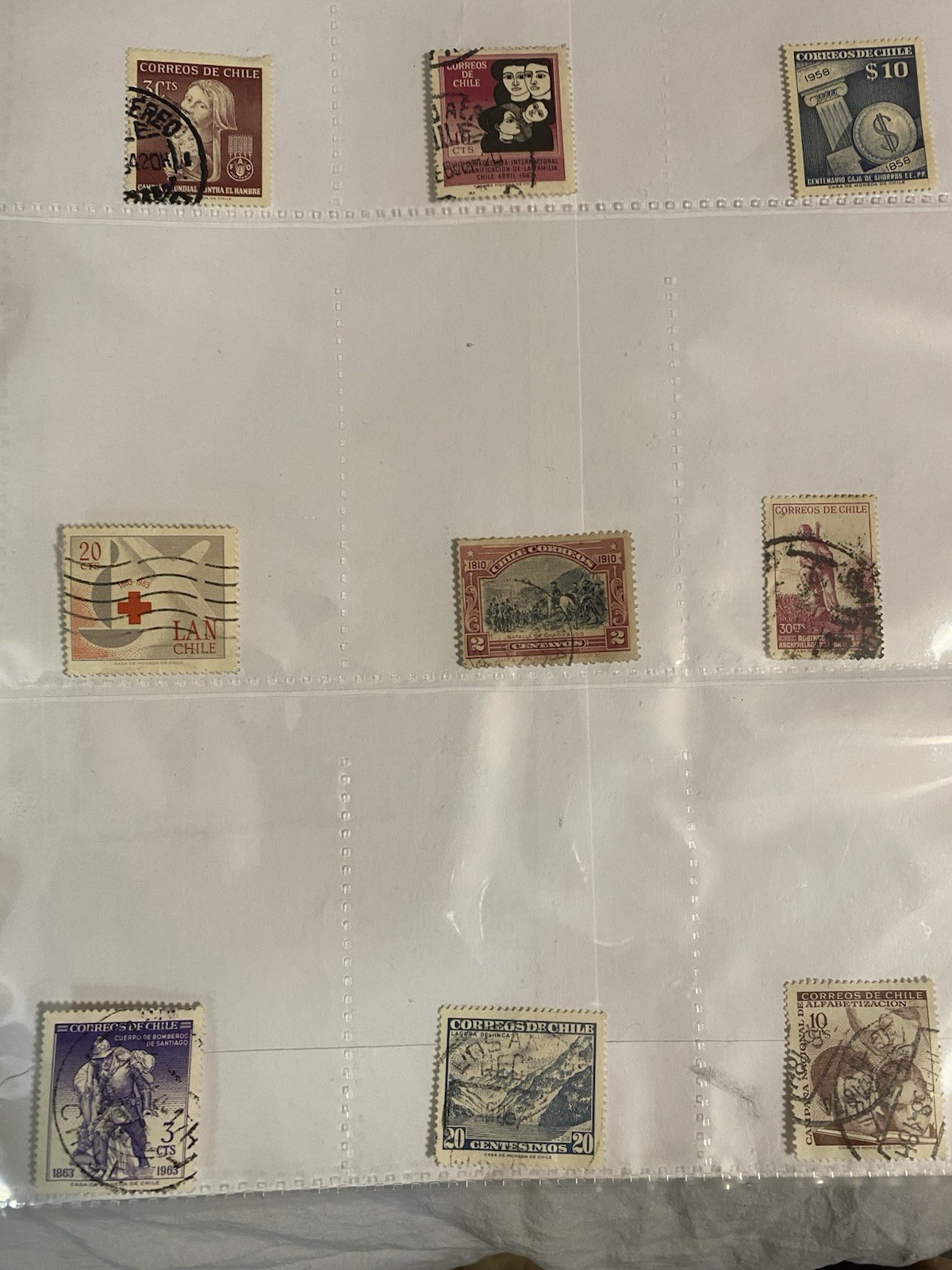 Coleccion De Stampillas De Varios Pauses Del Mundo Usadas