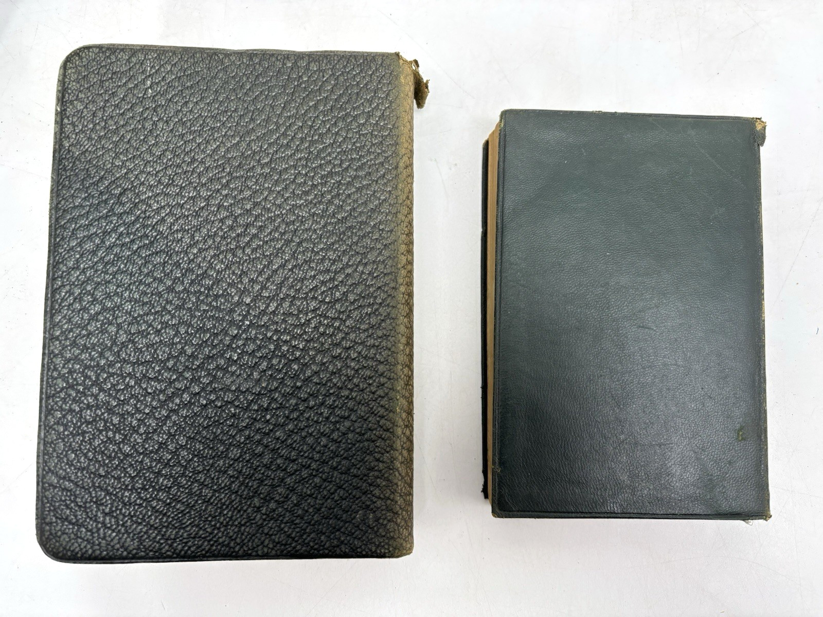 Distressed Old Faux Leather Poetry Books for Decoration. 16.5cm shelf space.