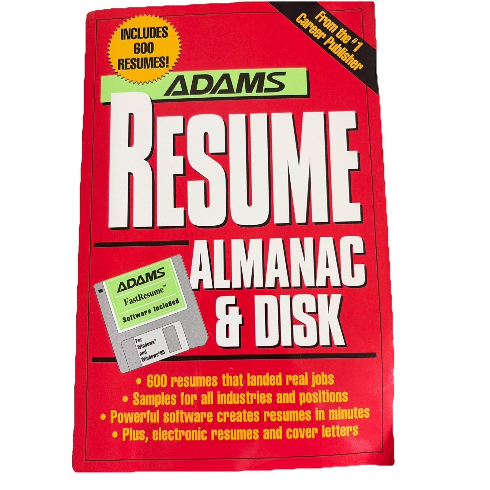 Adams Resume Almanac and Disk by Adams Media Corporation Staff (Copyright 1996)