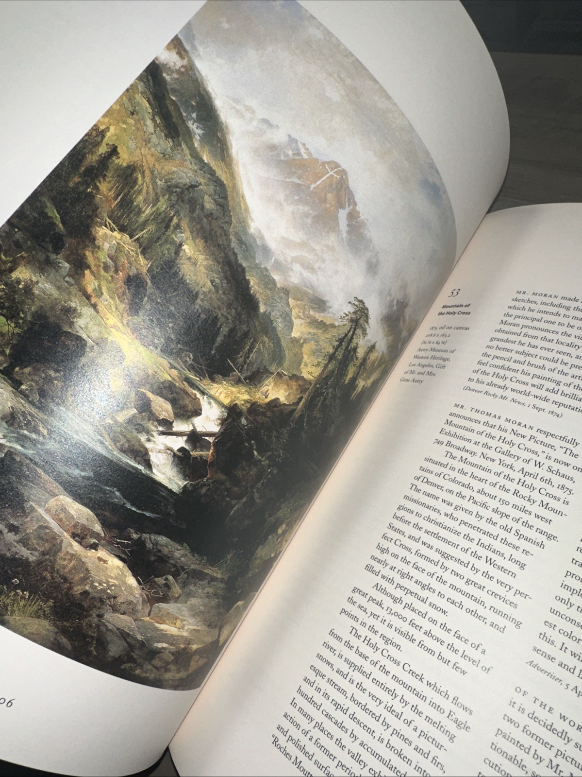 Thomas Moran National Gallery of Art Book by Anderson, Bruhn, Kinsey, Morand