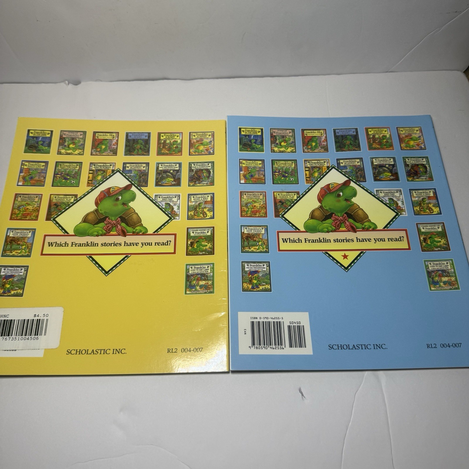 Lot Of 12 Franklin the Turtle Picture Books Paulette Bourgeois & Brenda Clark