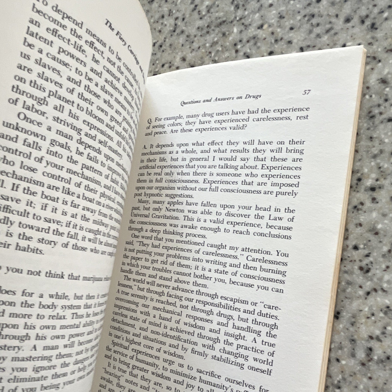 H. Saraydarian The Fiery Carriage and Drugs PB Aquarian Educational 1973