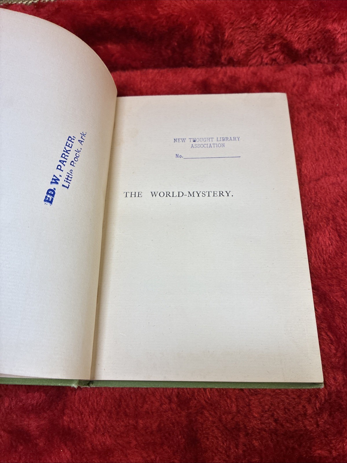 The World-Mystery Four Comparative Studies in General Theosophy Mead 1895