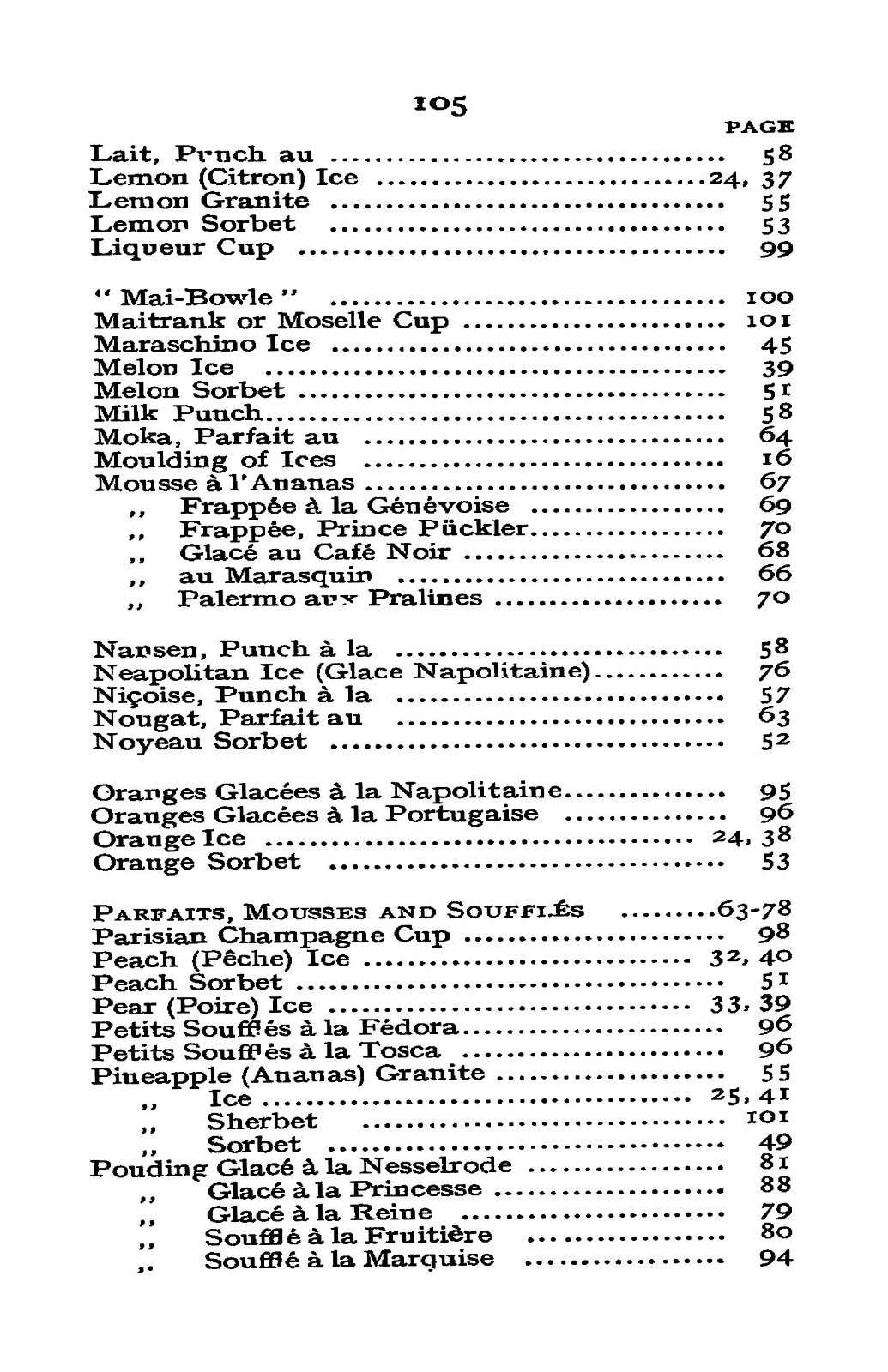 1907 Ices And How To Make Them Vintage Cook Book 106 Pages