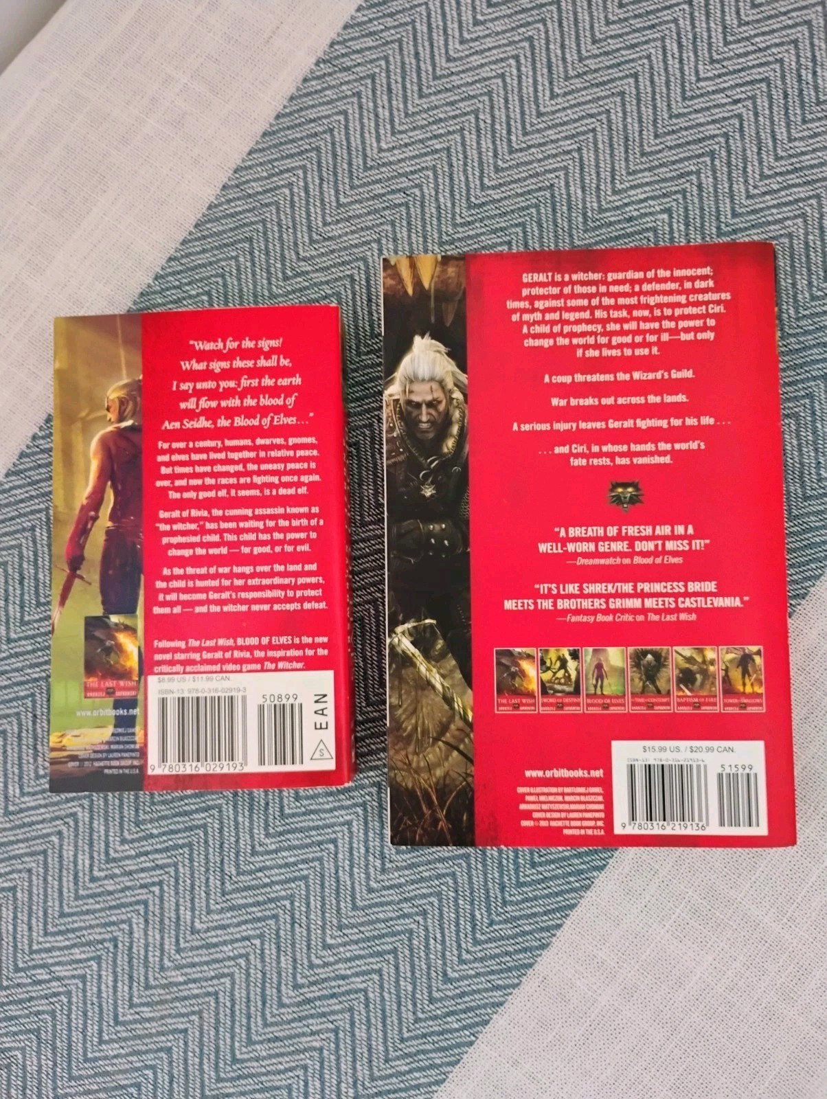 The Witcher Andrzej Sapkowski 7 Book Lot Paperback