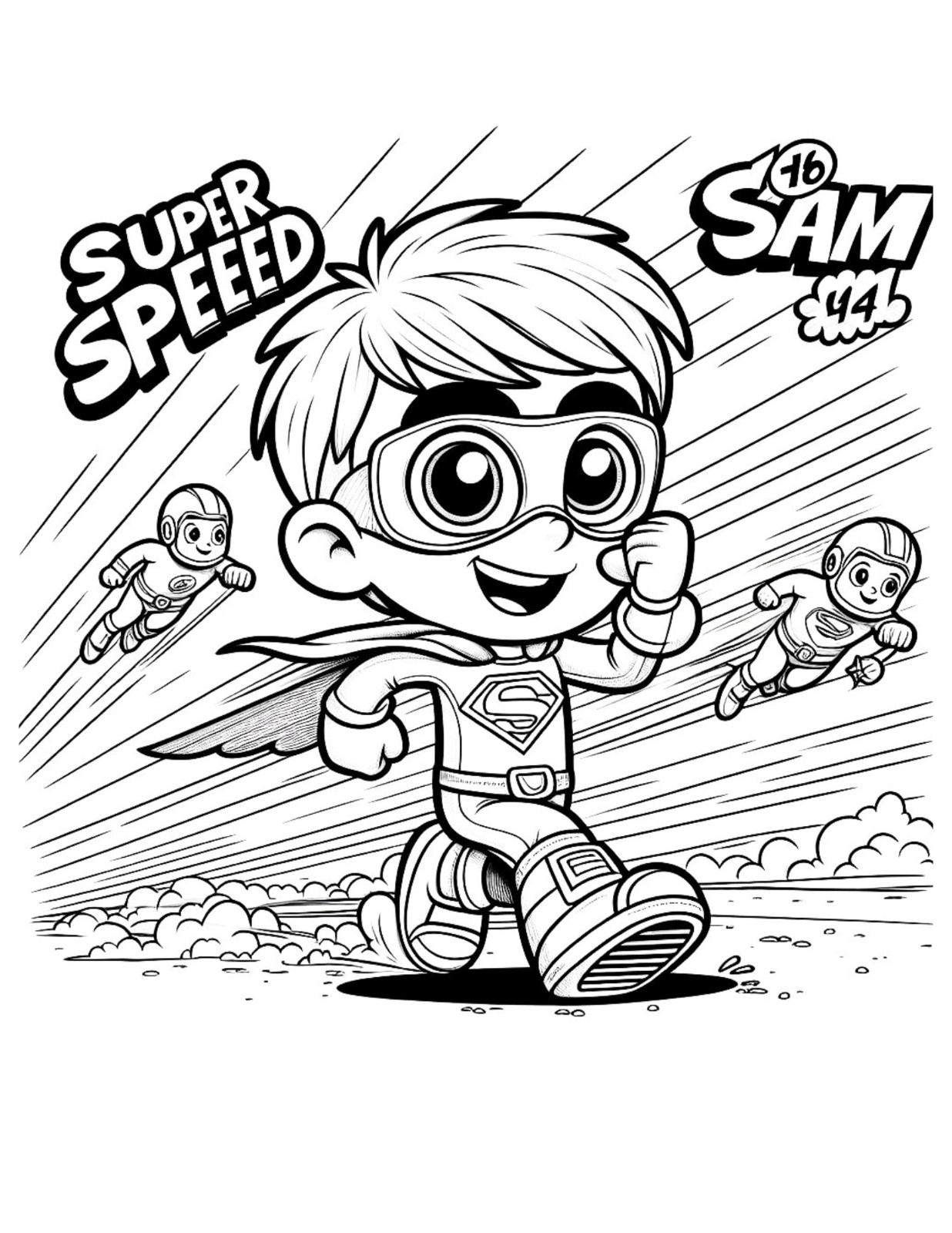 Superheroes Coloring Bookfor Kids & Adults | Cute Designs