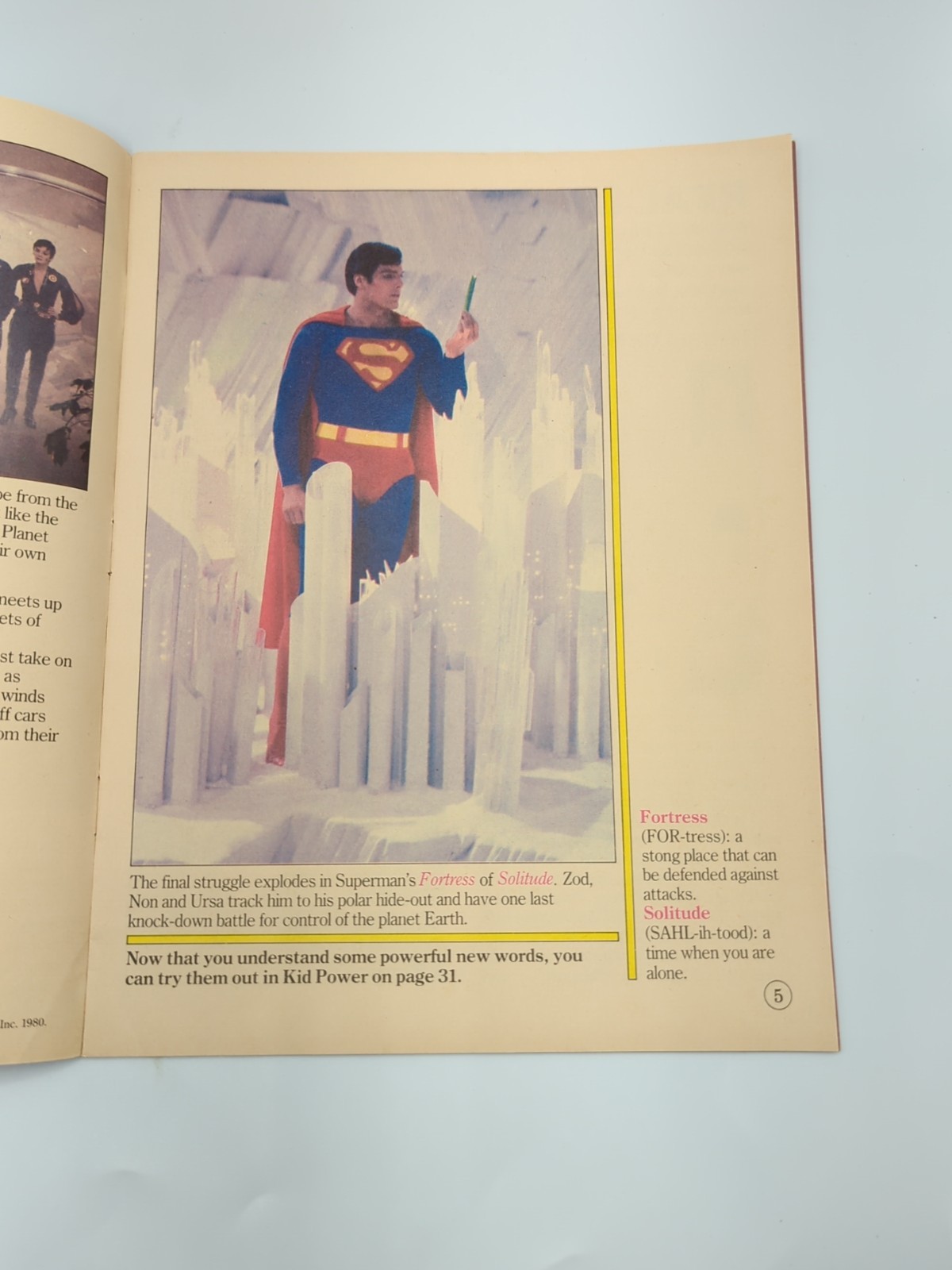 Vintage 1981 Sesame Street Electric Co Superman Christopher Reeve Childrens