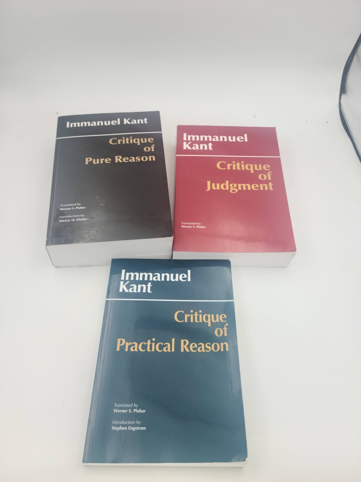 Three Critiques 3-volume Set Vol. 1 Critique of Pure Reason Vol. 2 Kant Immanuel