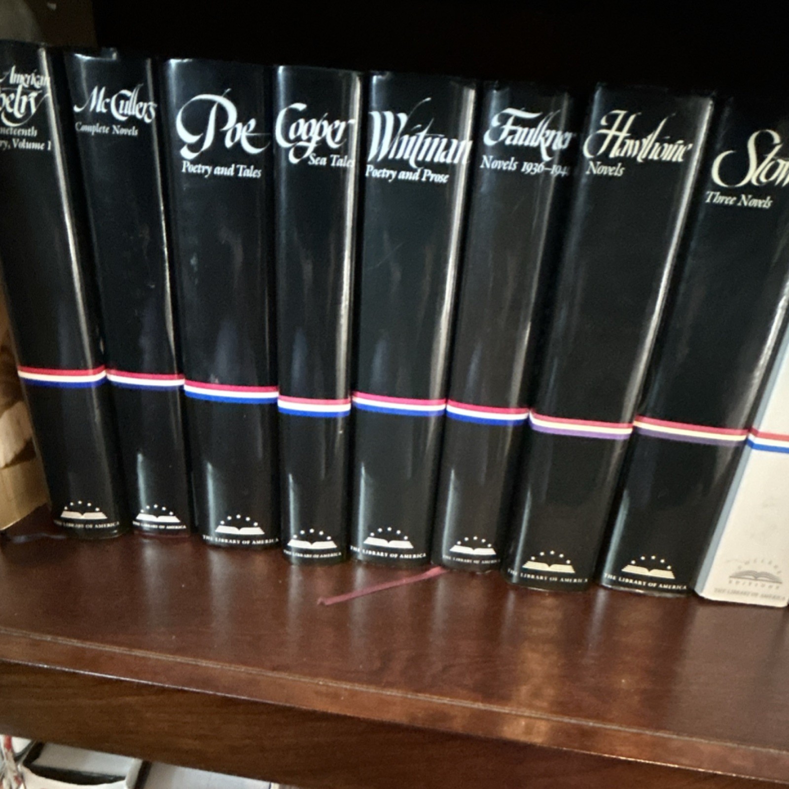 The Library of America Collector’s Edition Hardcover – Poe, Whitman, Faulkner