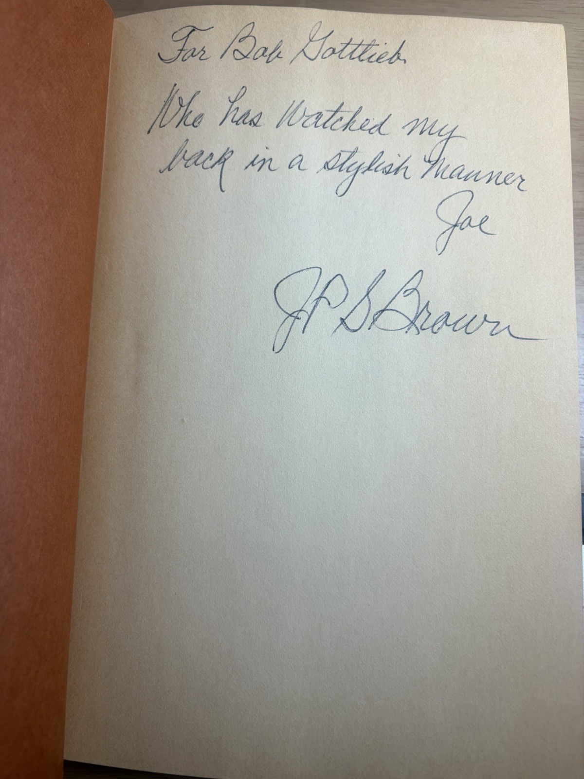 SIGNED Jim Kane J.P.S. Brown The Dial Press 1970 1st Ed 2nd Print HC/DJ NF/VG
