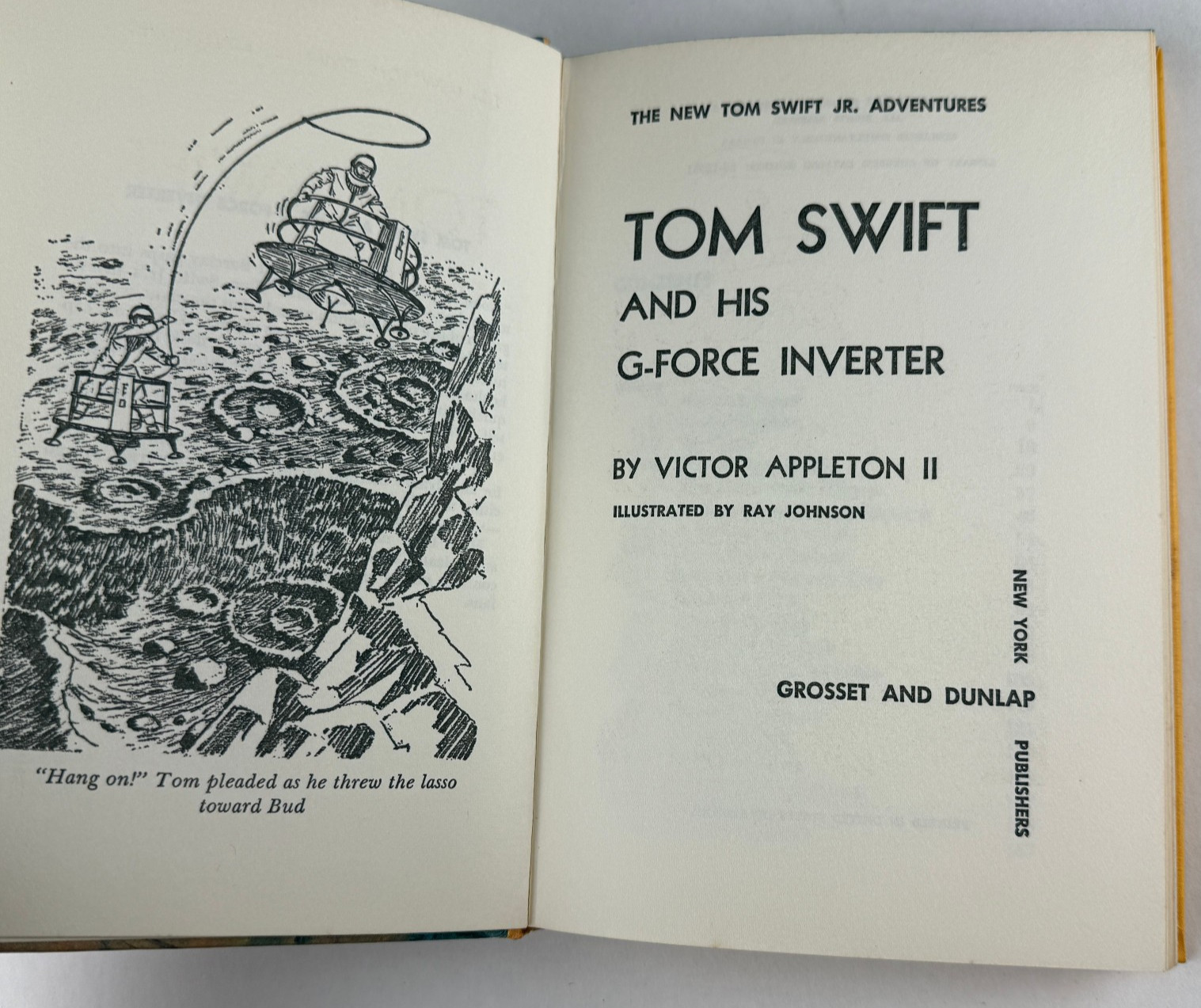TOM SWIFT G-Force Inverter 1968 Hardcover Retro Sci-Fi Adventure Book 30 Vintage
