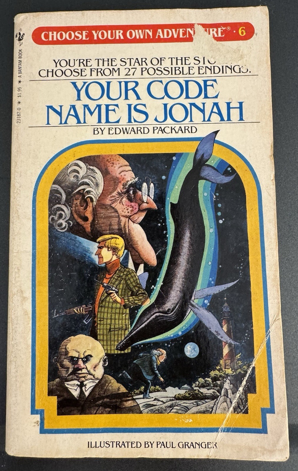 Edward Packard Choose Your Own Adventure #6 Your Code Name Is Jonah PB 1979