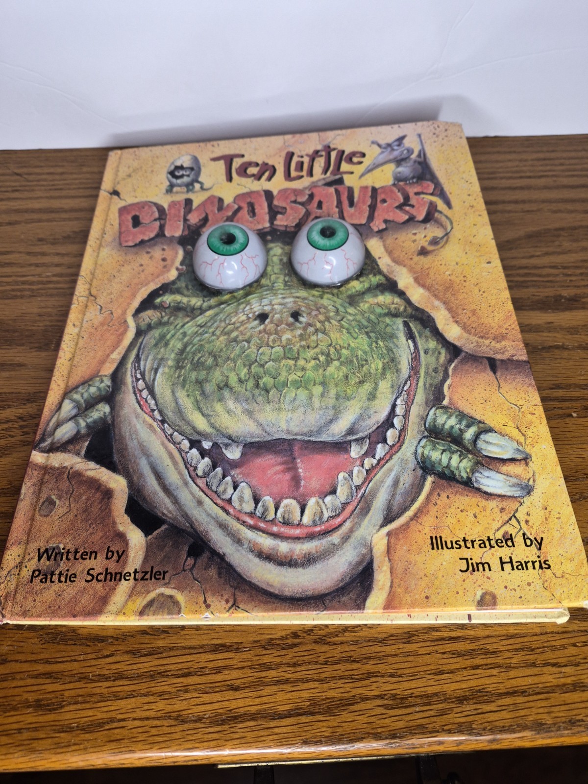 Ten Little Dinosaurs Hardcover Book Jim Harris First Edition 8th Printing