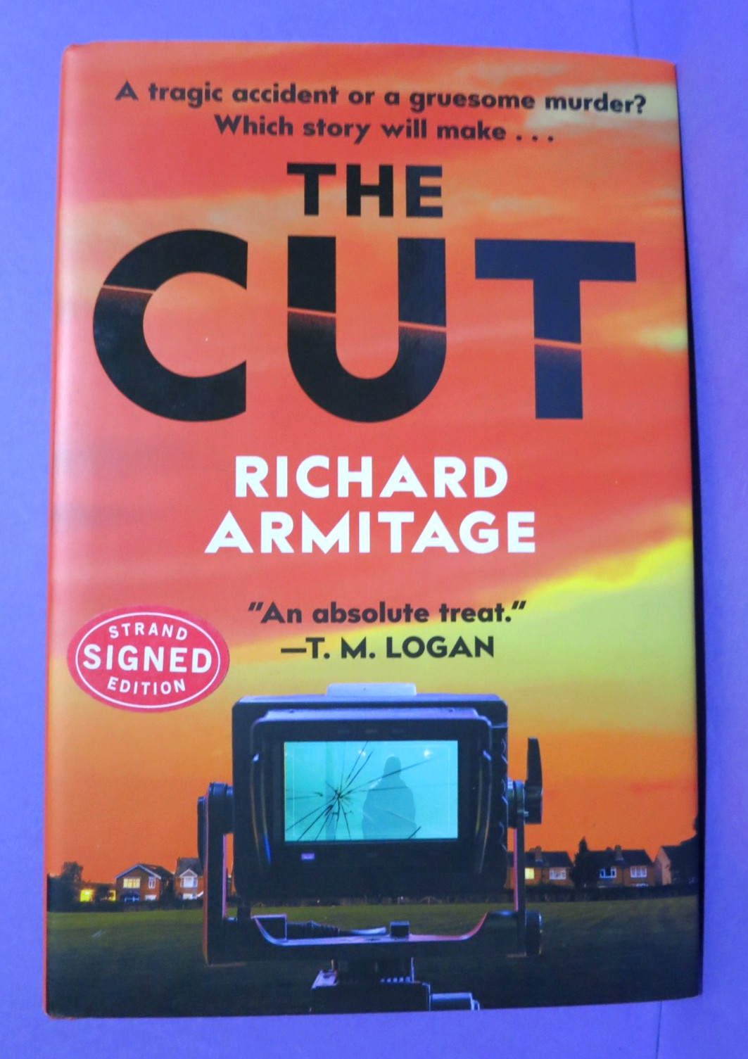 The Cut SIGNED Richard Armitage 2025 1st Edition/1st Print Hardcover DJ