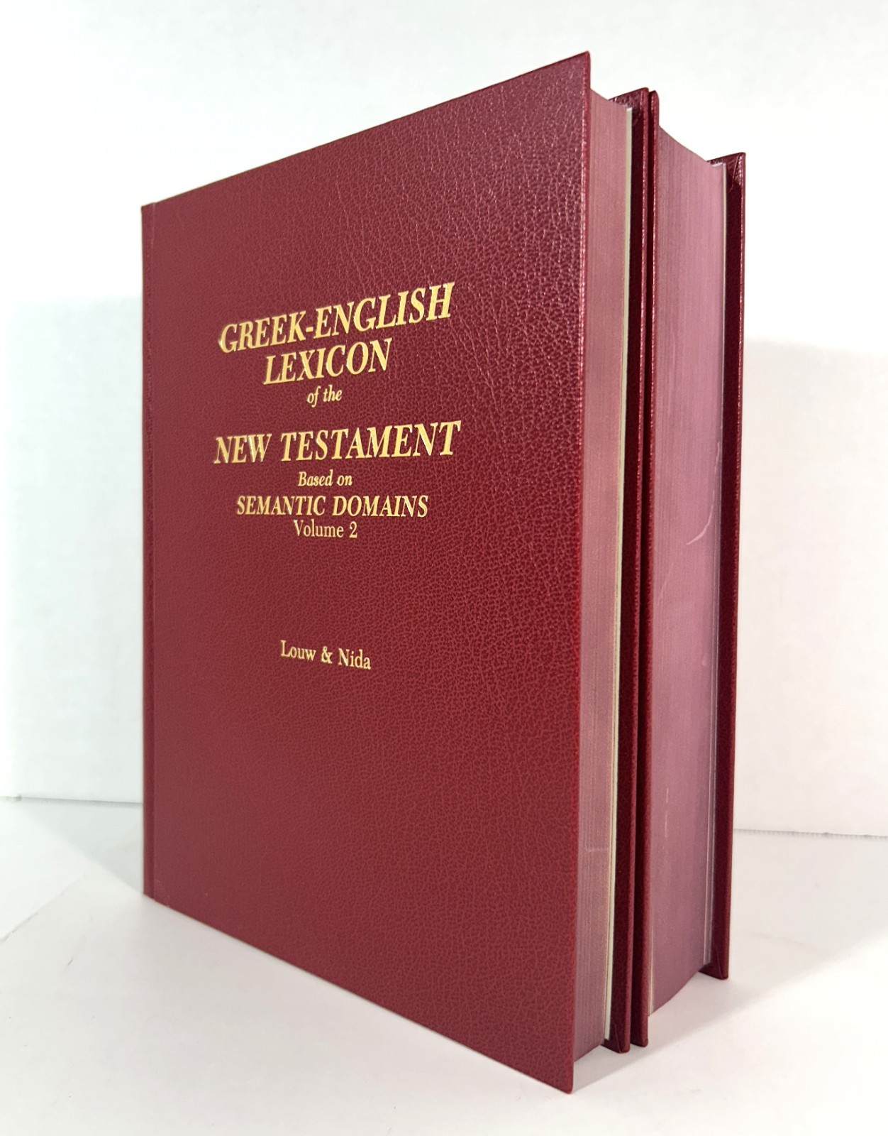 Set of 2 Greek-English Lexicon of the New Testament 1989 Hardcovers 2nd Edition