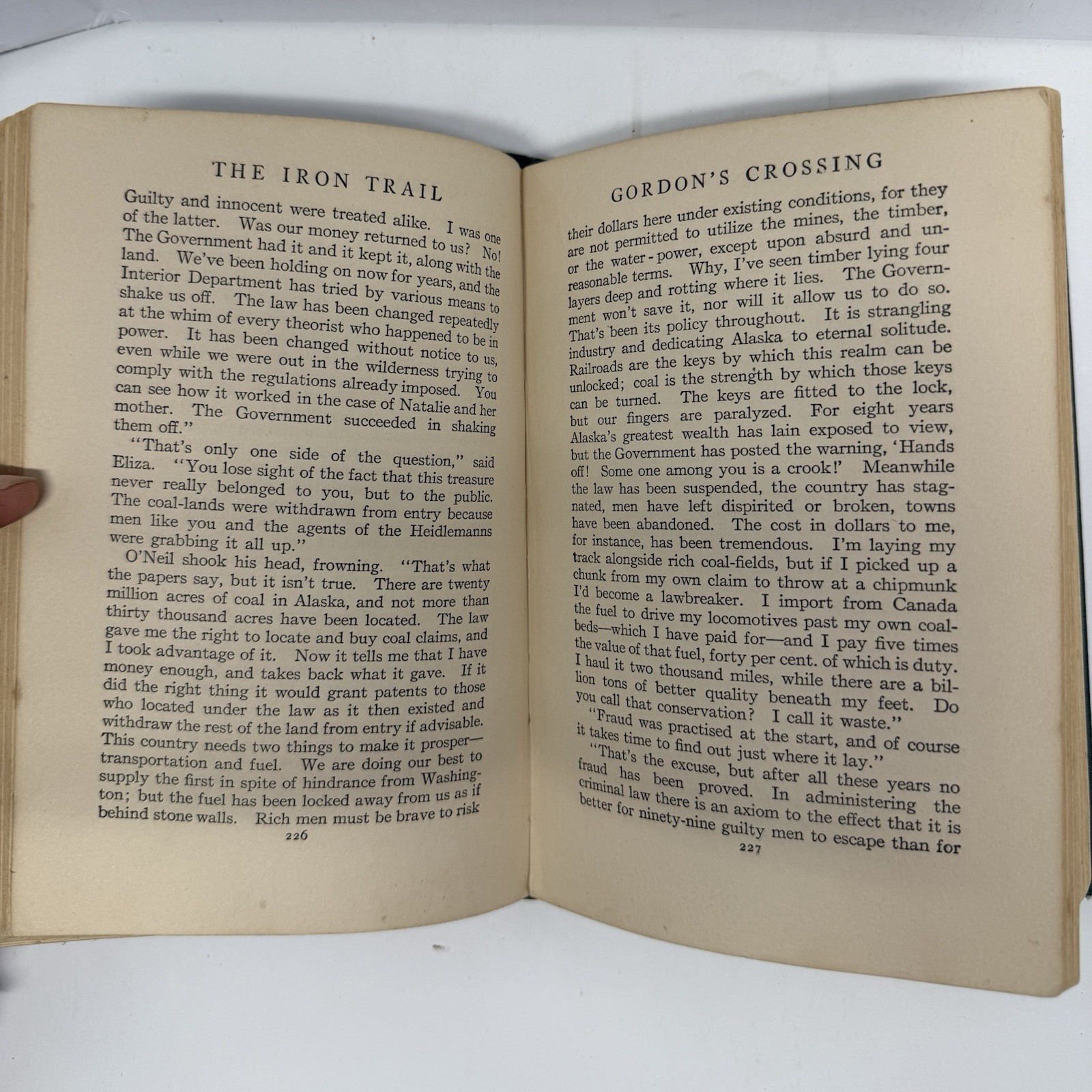 The Iron Trail Rex Beach A.L. Burt Early Printing 1913 HC Alaskan Romance