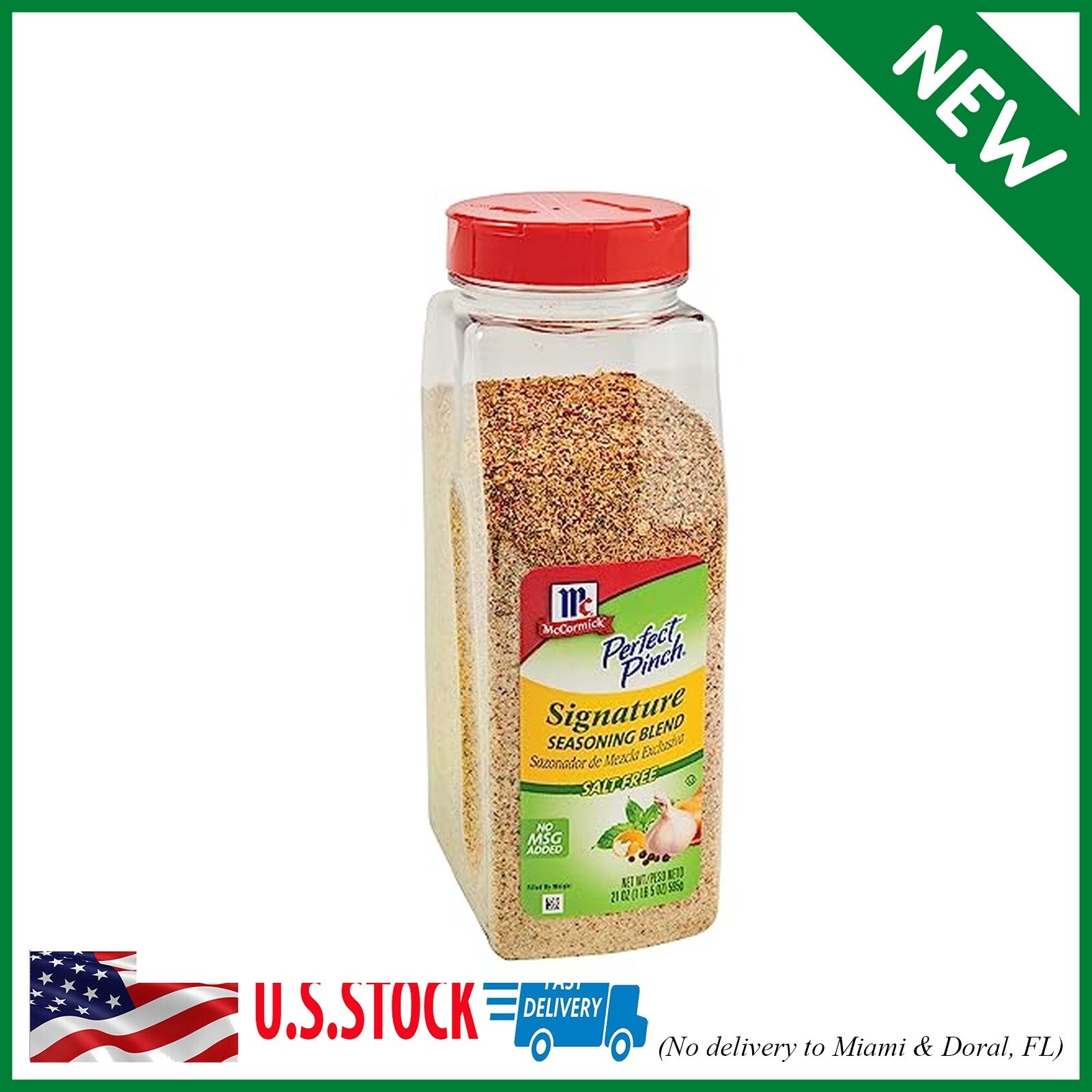 McCormick Perfect Pinch Signature Seasoning, 21 oz – One 21 Ounce Container of S