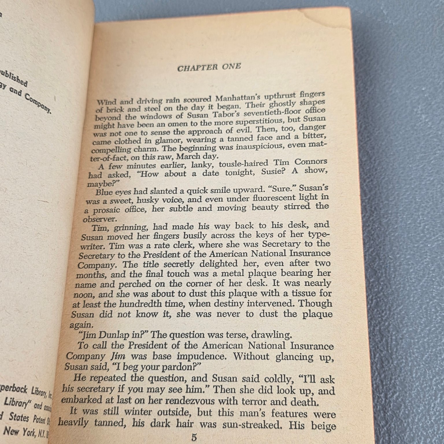 Spin a Dark Web Ann Barron 1965 First Printing Paperback Library Gothic Novel