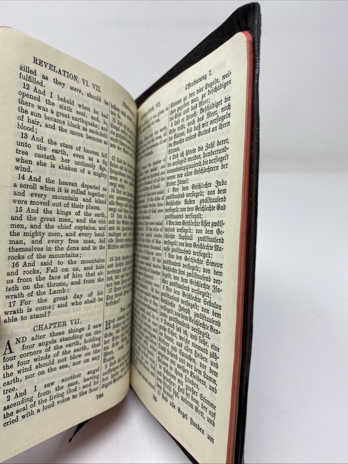 The New Testament German and English 1958 American Bible Society Leather-Like