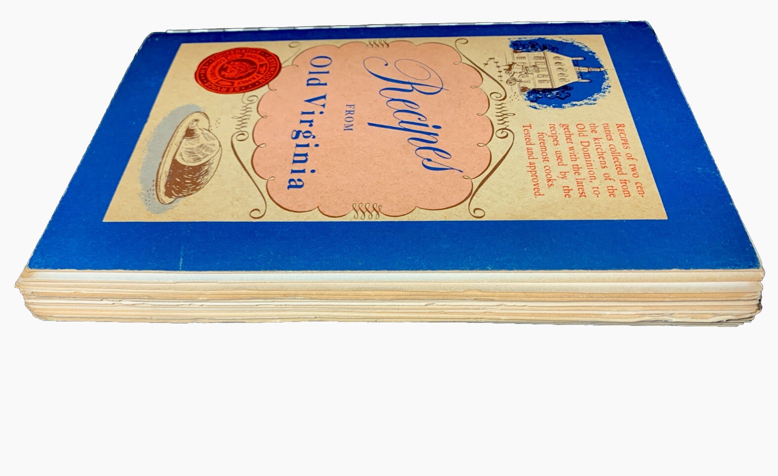 1973 Recipes From Old Virginia Cookbook 6th Printing 315 Pages