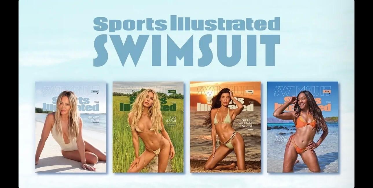 (4) 2026 SPORTS ILLUSTRATED Swimsuit Issue Sexy SET OF FOUR COVERS Duff ALIX ++