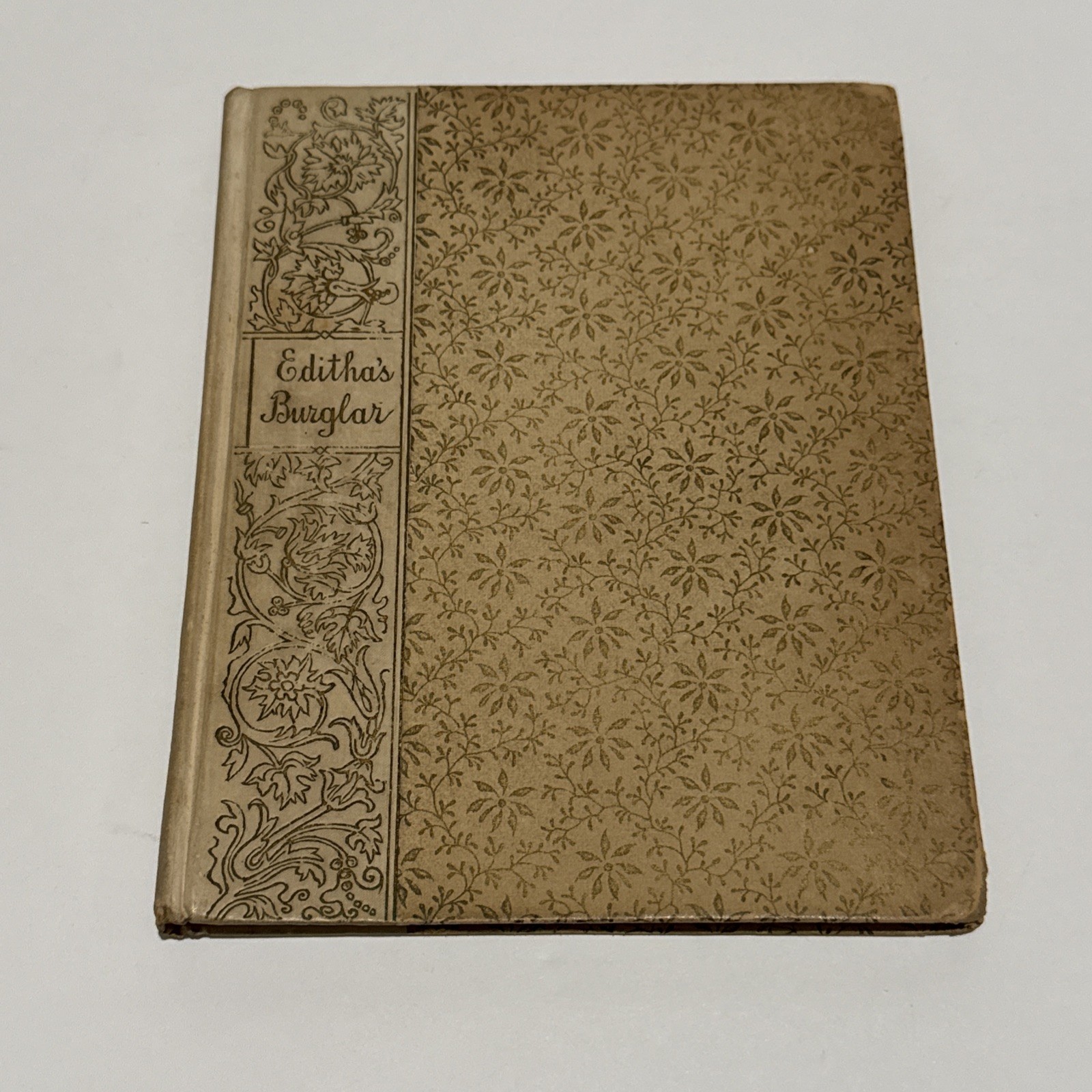 Antique Book EDITHA’S BURGLAR BY Frances Hodgson Burnett 1895 Children
