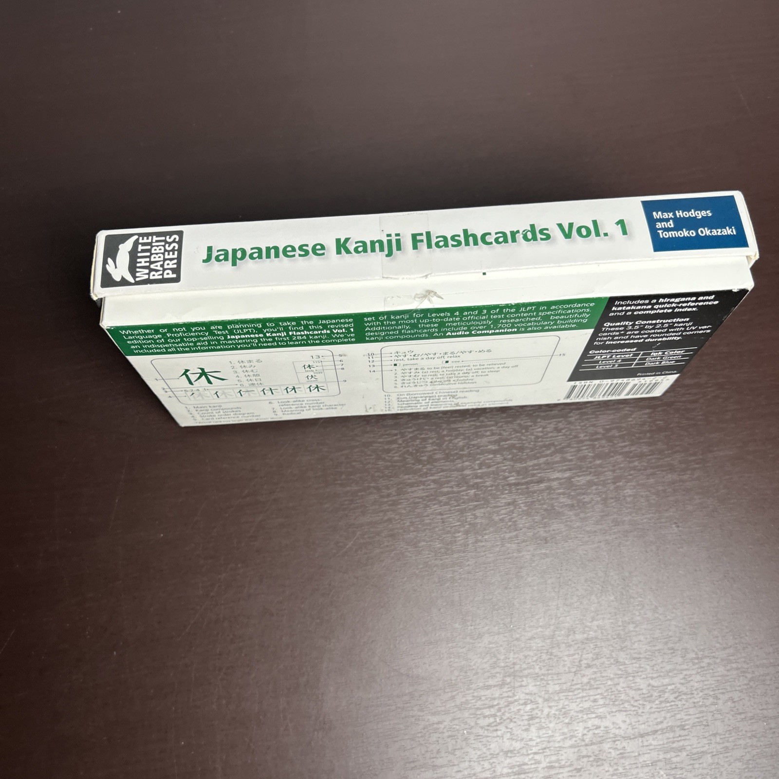 Japanese Kanji Flashcards 3rd Edition Volume 1 White Rabbit Press Language