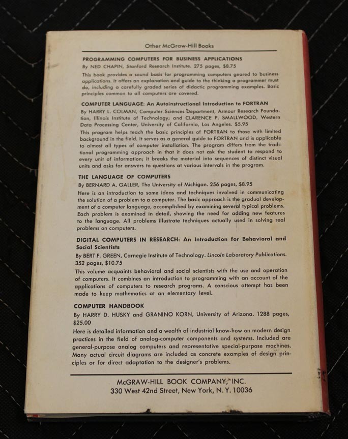 1963 “Computers and Thought: A Collection of Articles” Hardbound First Edition