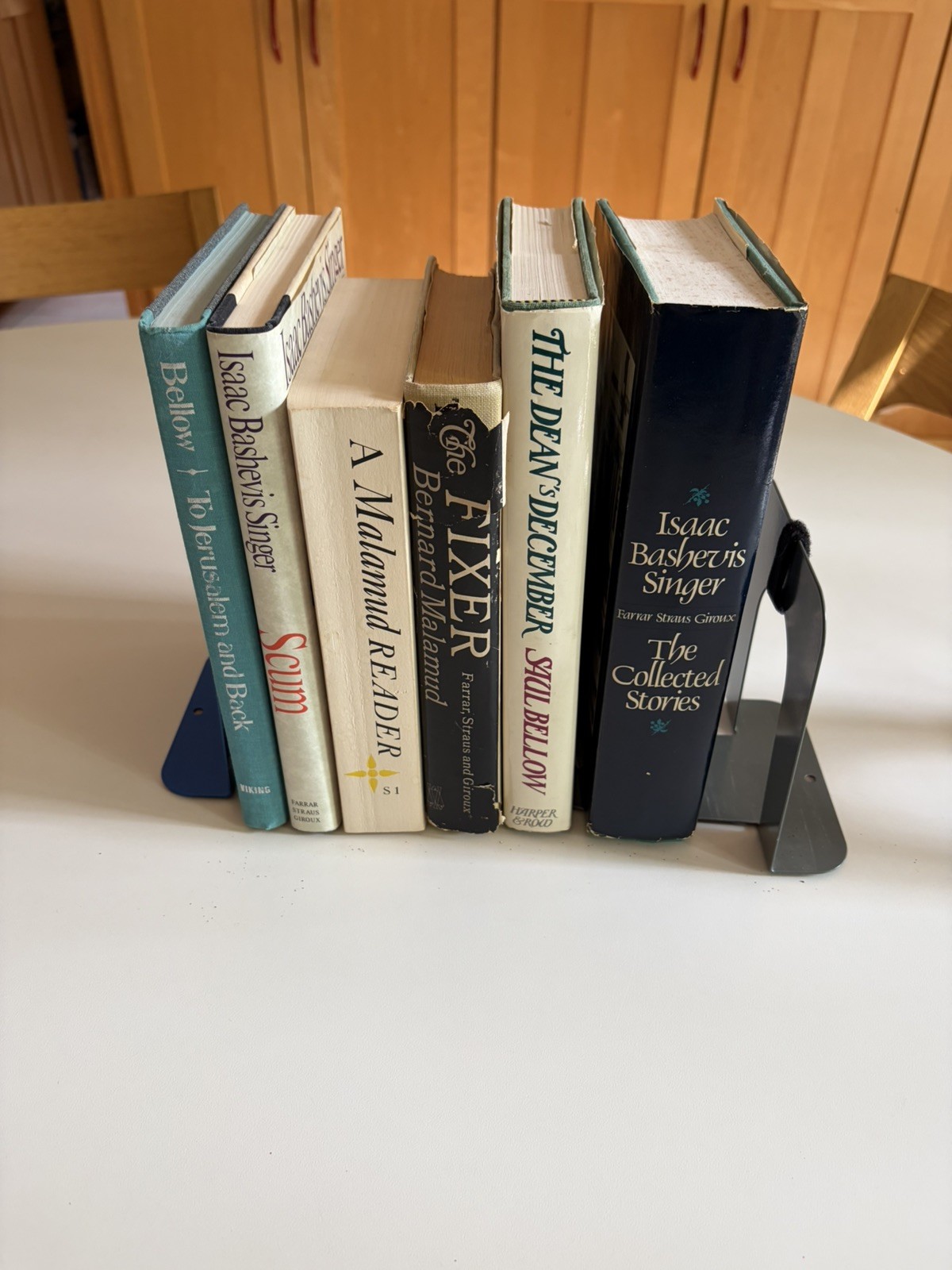 Isaac Bashevis Singer Bernard Malamud Saul Bellow HC Book Lot 6 Literary Fiction