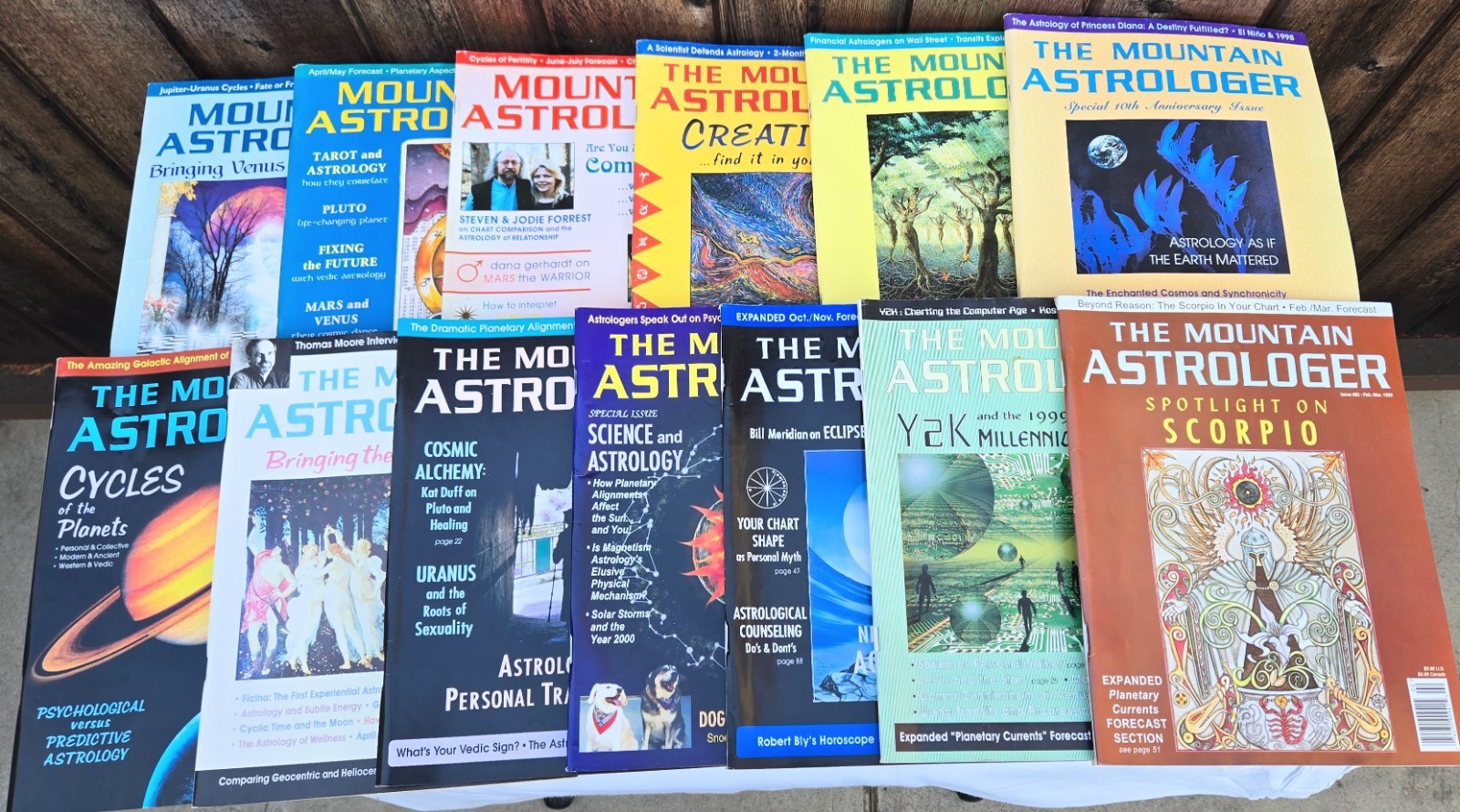 THE MOUNTAIN ASYTROLOGER magazine 1997-1999 13 issues