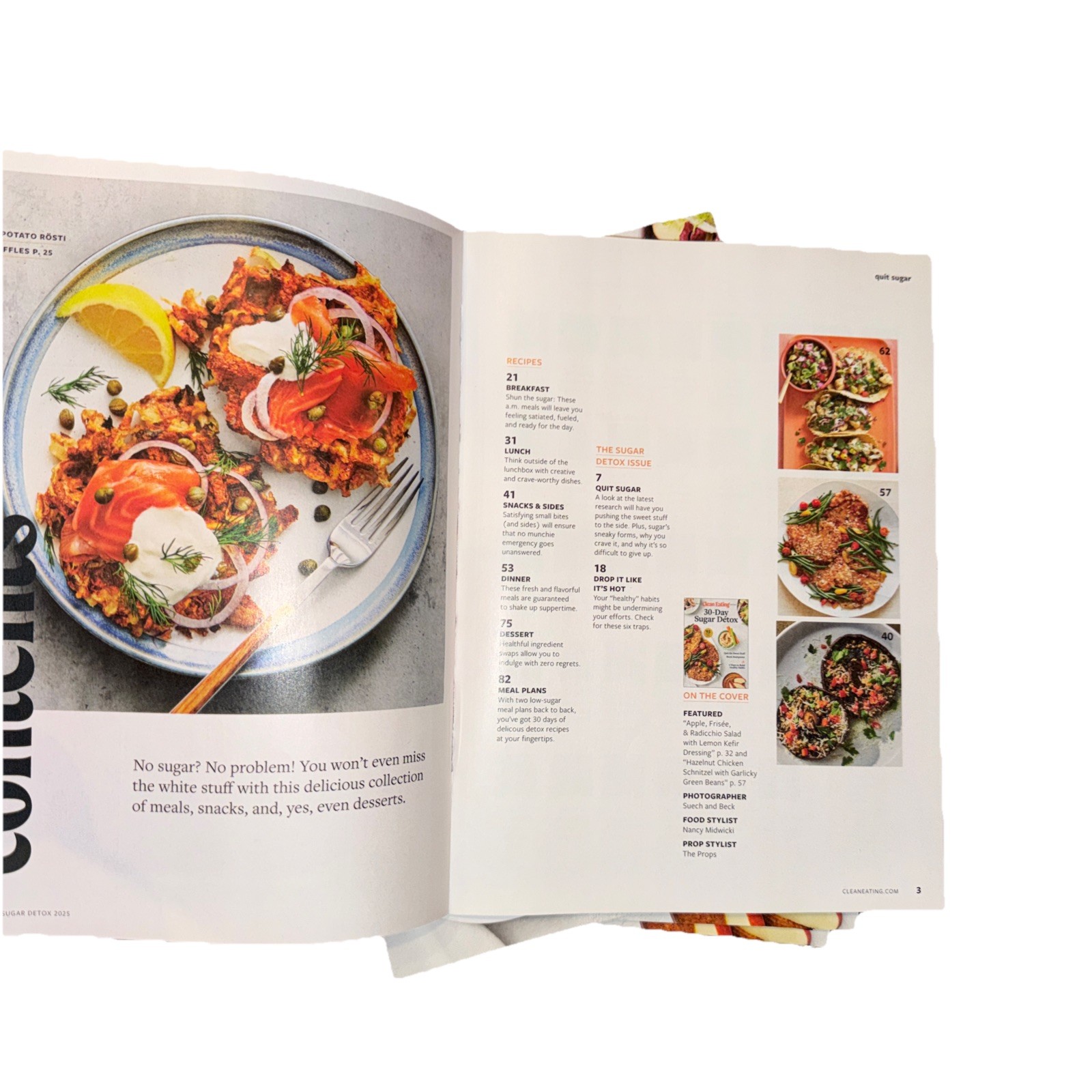 Brand New Special Edition Clean Eating Magazine 30-Day Sugar Detox