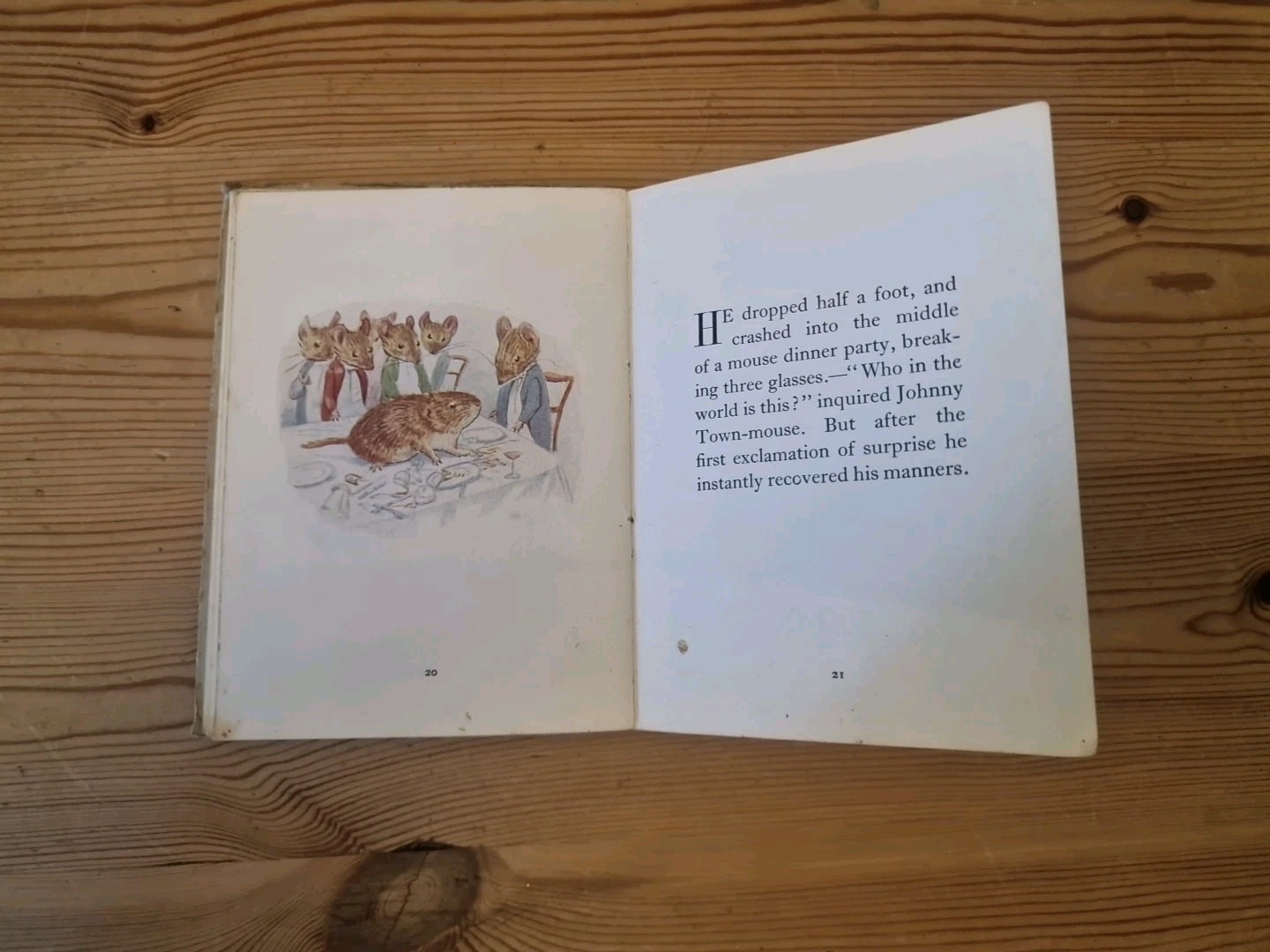 Beatrix Potter The Tale Of Johnny Town-Mouse 1918 1st Edition Rare