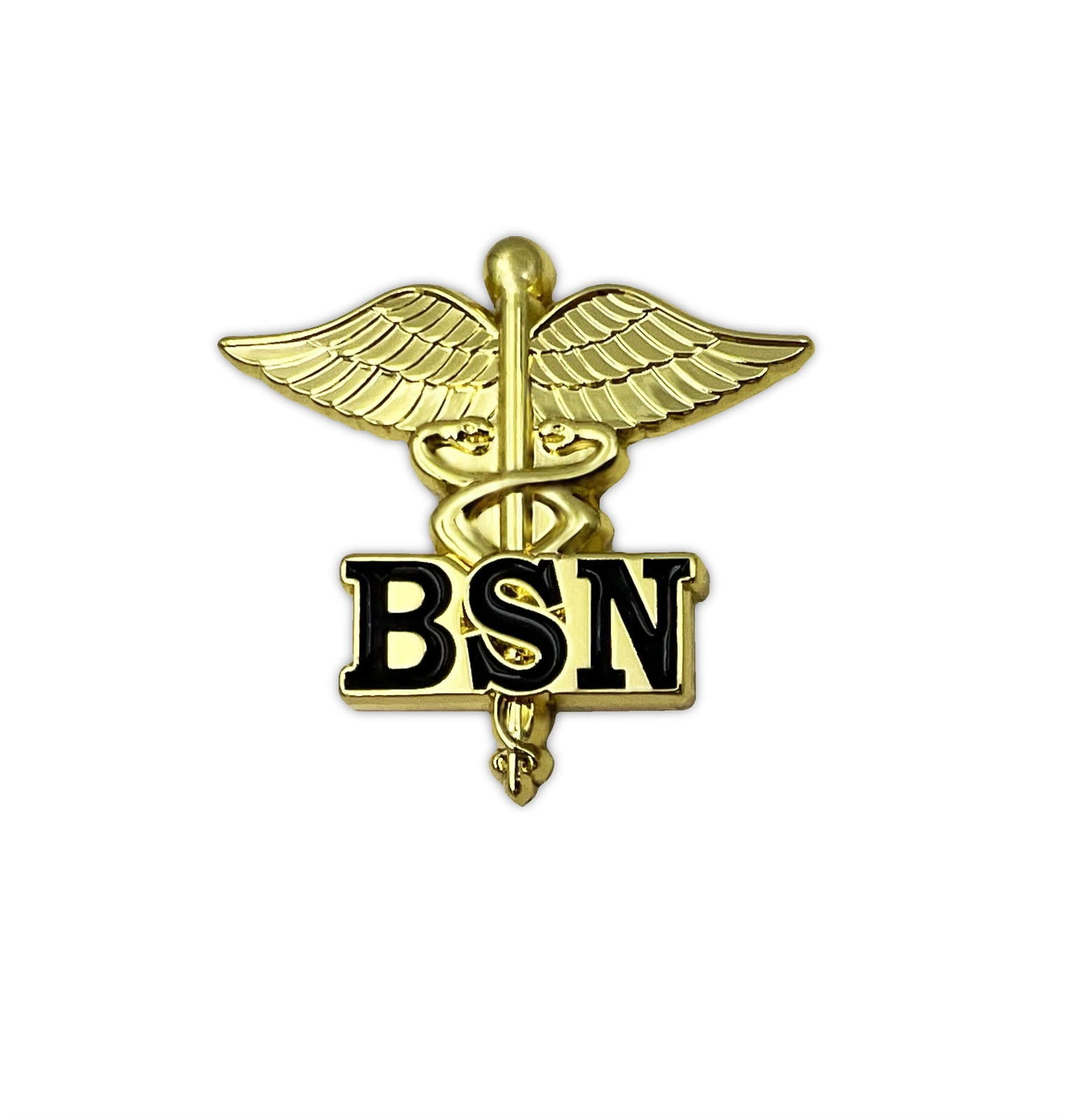 Bachelor of Science in Nursing Emblem Lapel Pin – 1.5 inches, Random color