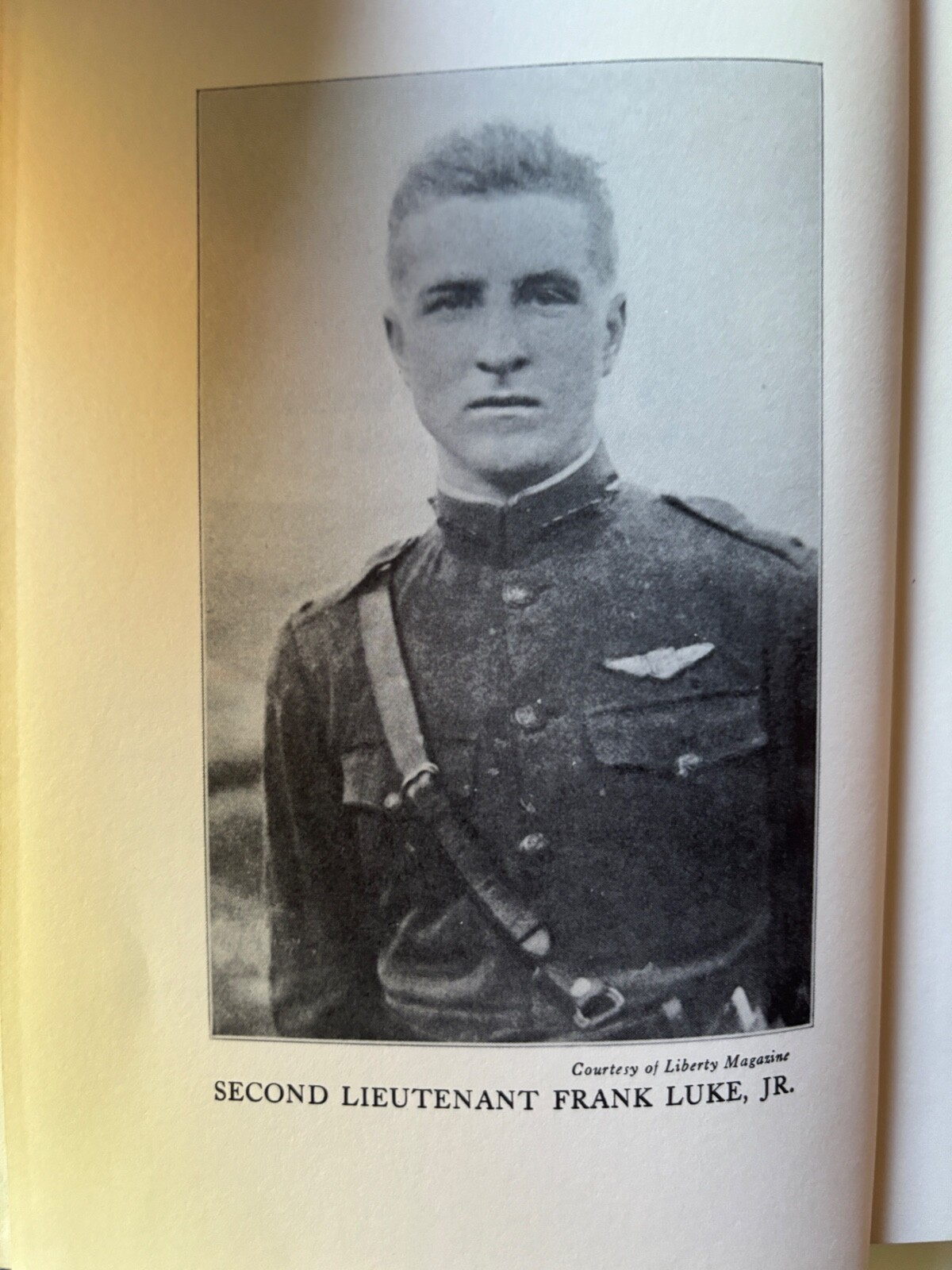 THE BALLOON BUSTER Farnk Luke of Az. by Norman S. Hall 1972 (Aviation History)