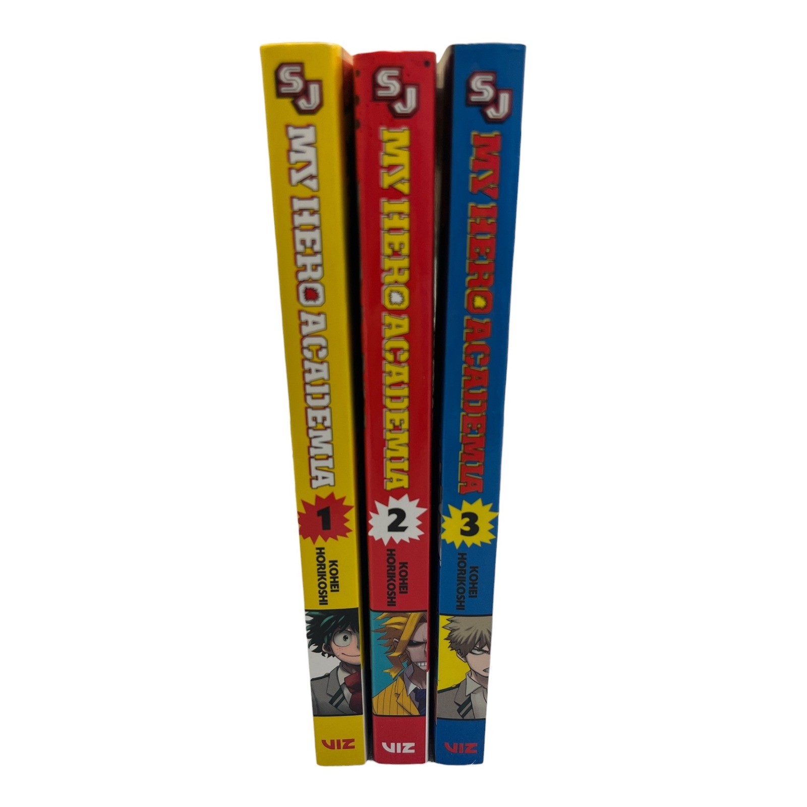 My Hero Academia Manga Vol 1-3 Set Kohei Horikoshi VIZ Media Shonen Jump English