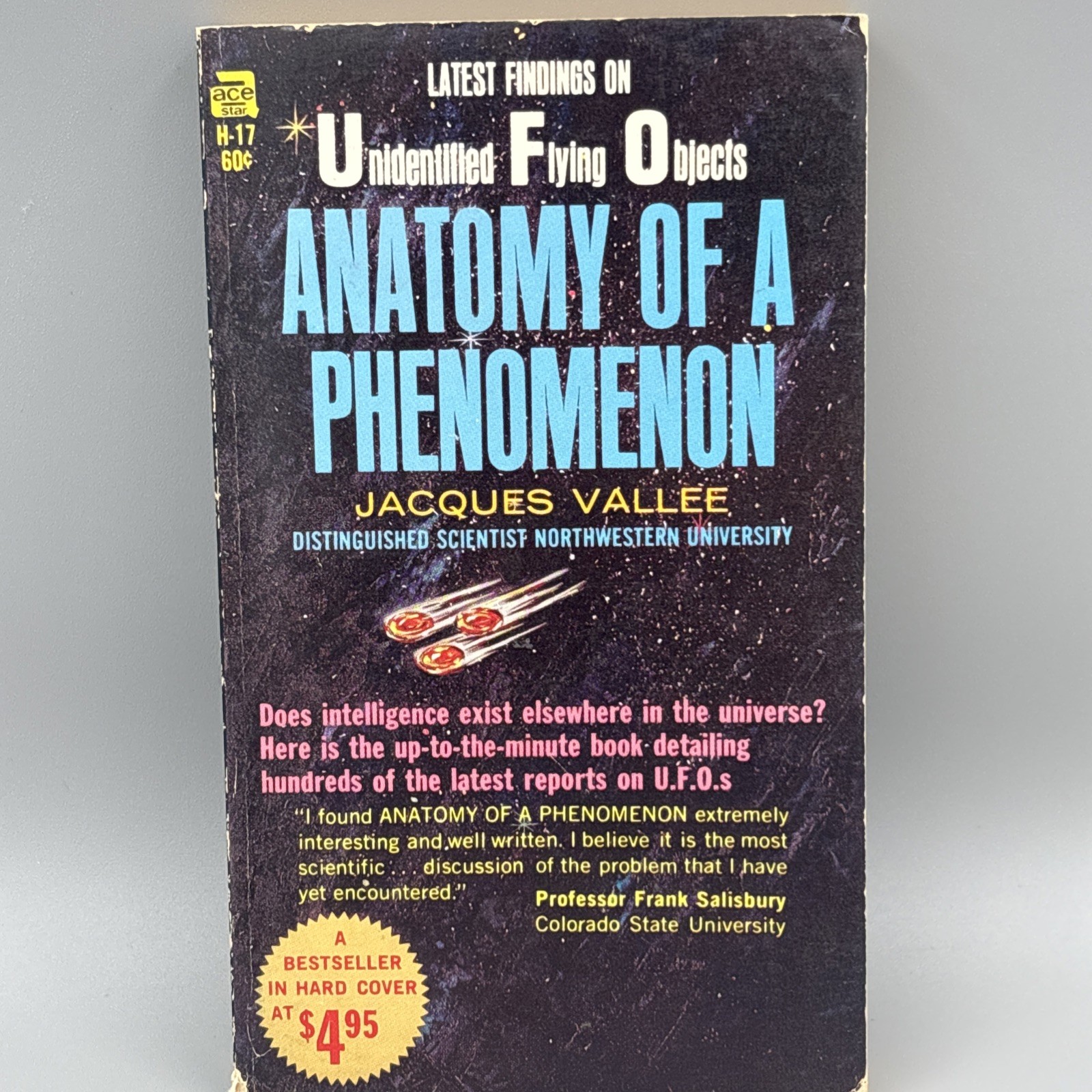 Anatomy of a Phenomenon UFOs by Jacques Vallee Ace Paperback 1965 Vintage