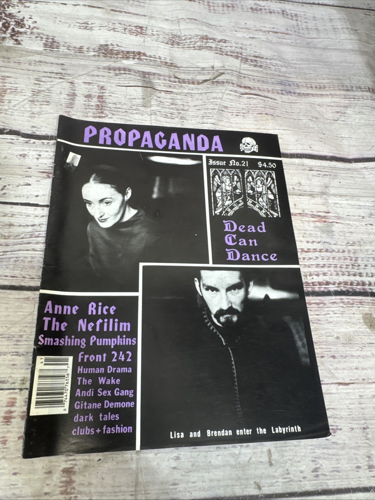 Vintage 1994 Propaganda Magazine #21 Gothic Magazine Dead Can Dance Anne Rice