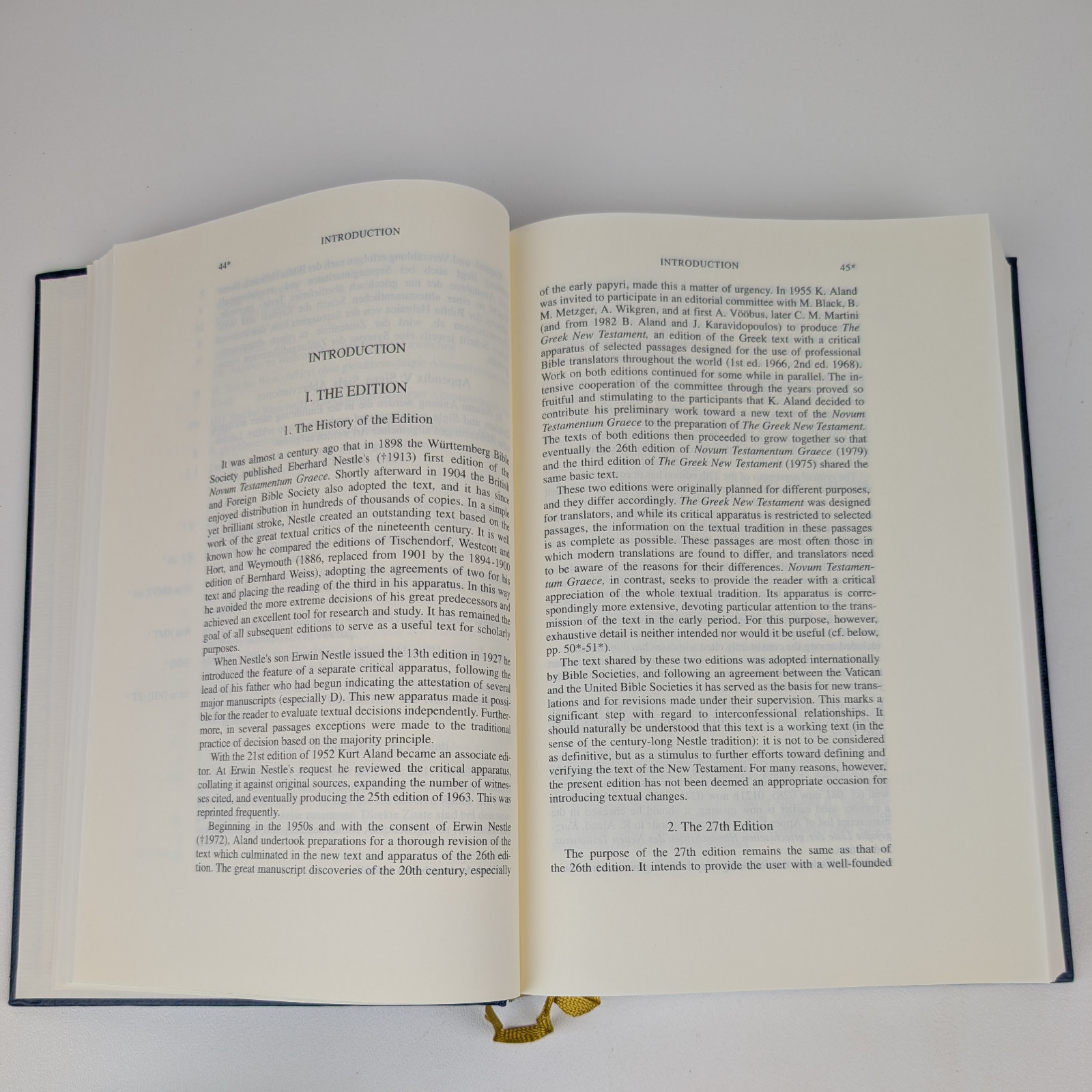 Nestle-Aland: Novum Testamentum Graece, Großdruck – 2007, 27th Revised, HC DJ