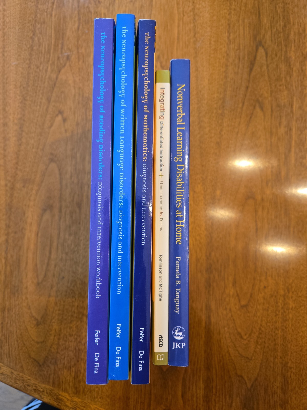 Set of 5 Neuropsychology Teachers/Parents Handbooks – All Like New