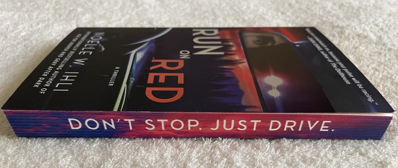 Run on Red by Noelle W. Ihli. Paperback. (Stenciled Edges)