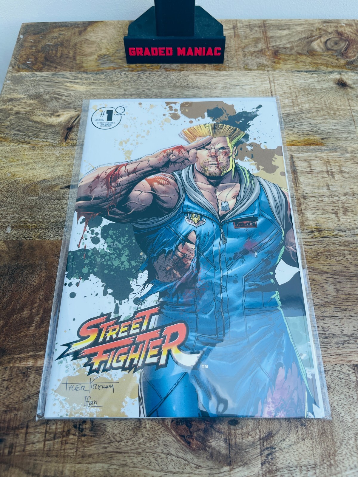 Street Fighter Omega #1 Battle Damage Guile Trade Dress Variant