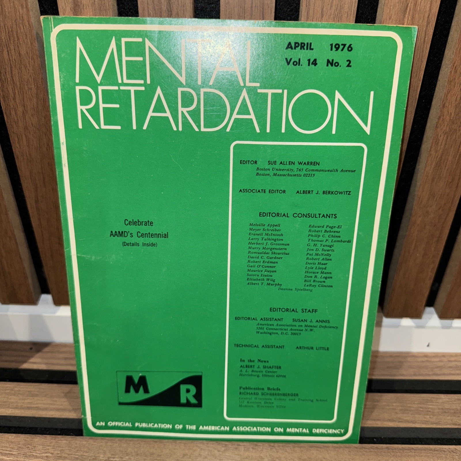 Mental Retardation AAMD Magazines Publications – February & April 1976