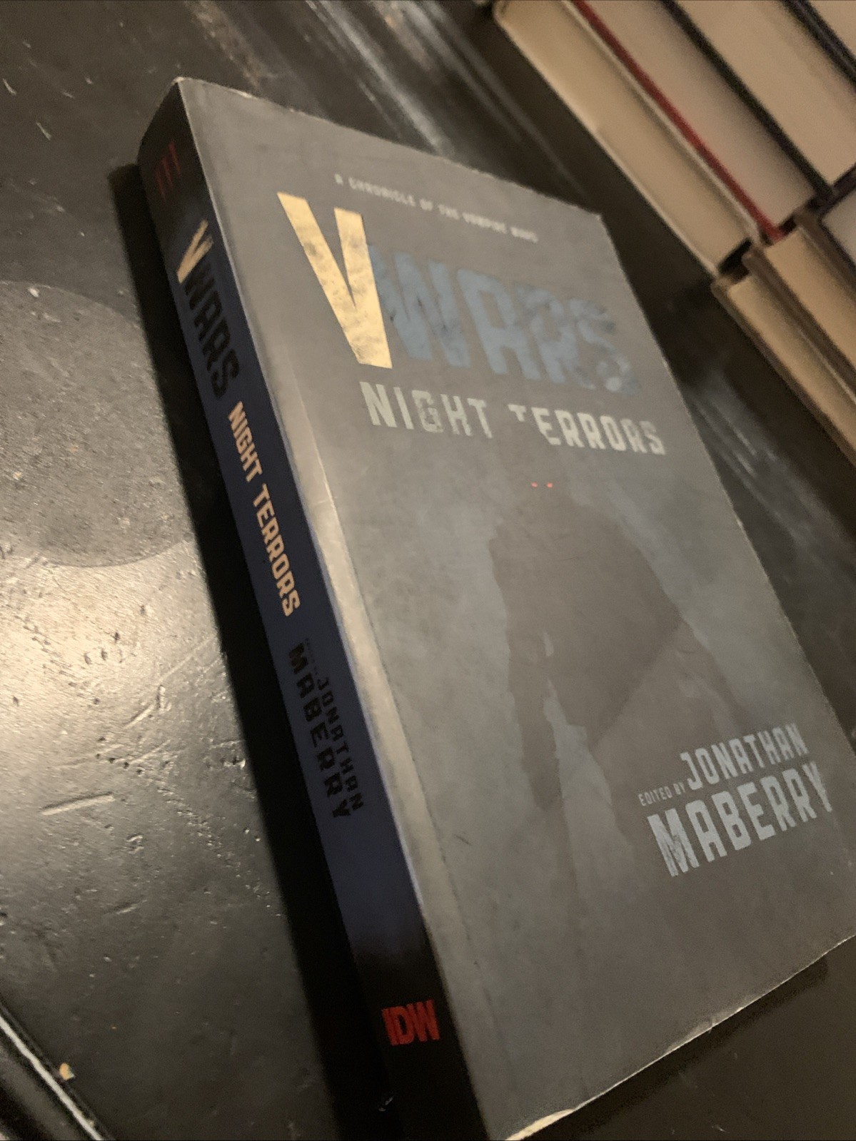 V-Wars: Night Terrors 2016 Trade Paperback 1st/1st Signed By Jonathan Maberry