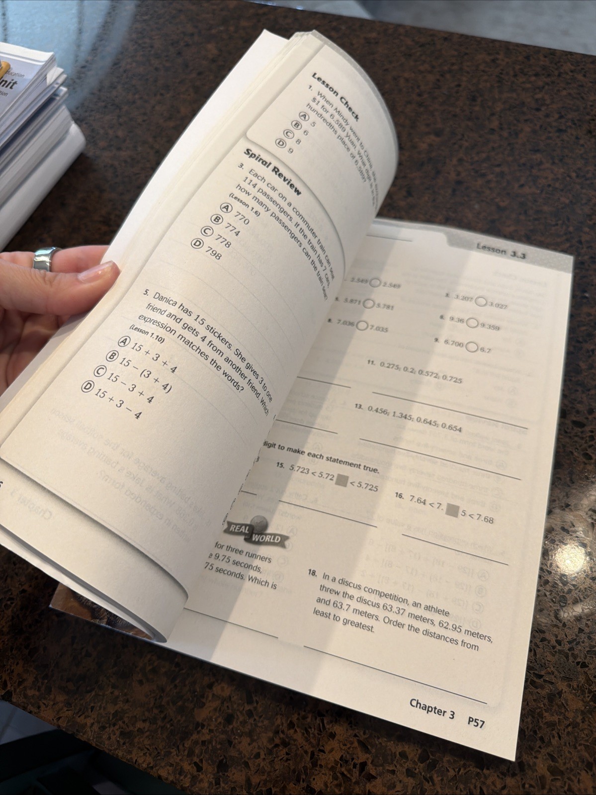 Go Math Standards Practice Book For Home Or School Grade 5