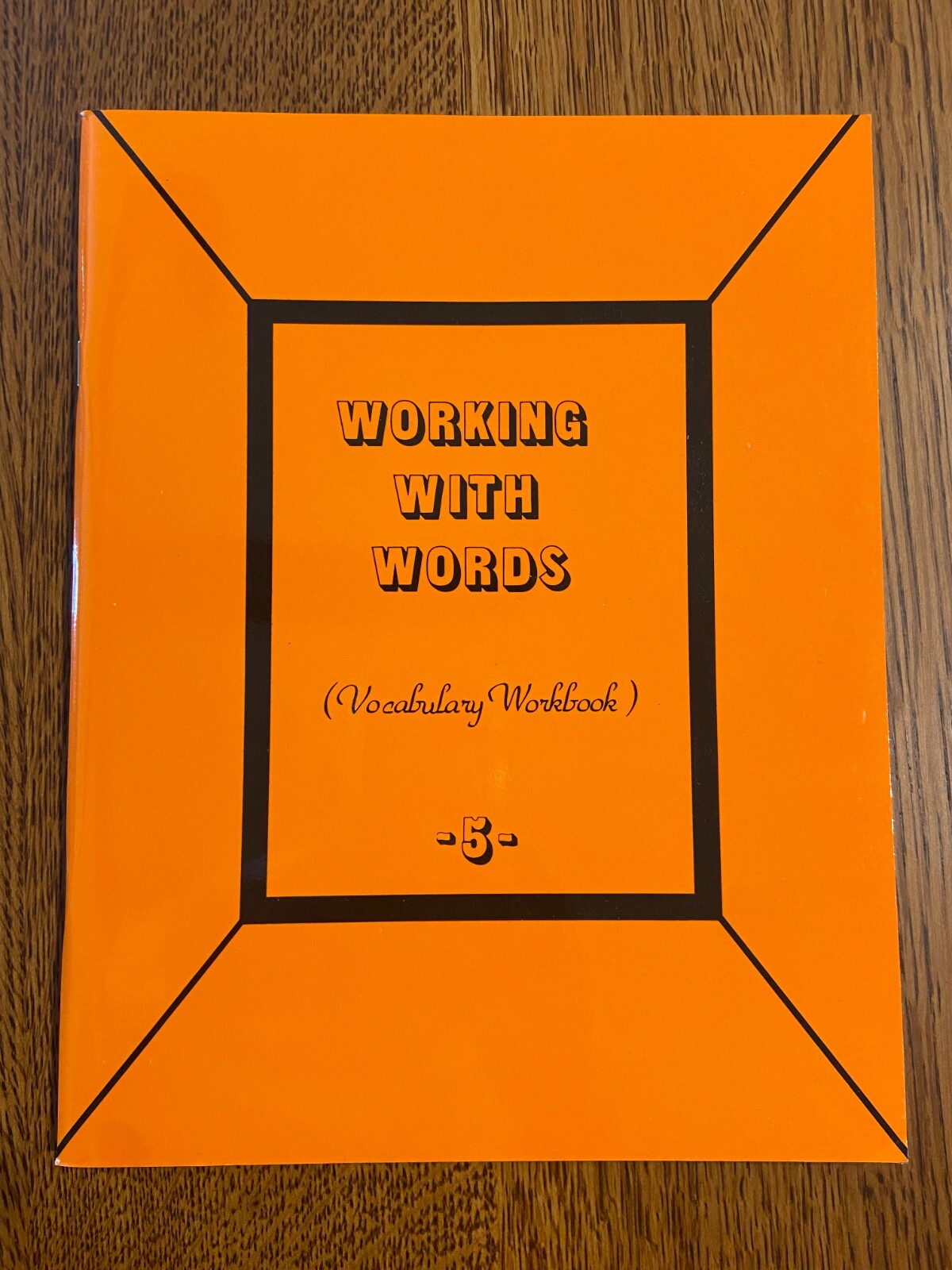 Working With Words 5 Vocabulary Workbook Pathway Publishers 2007 96 pages NEW