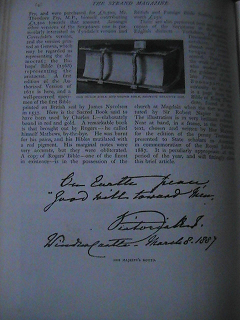 Holy Bible How Printed Circulated Frowde Printing Press Old Antique Article 1894