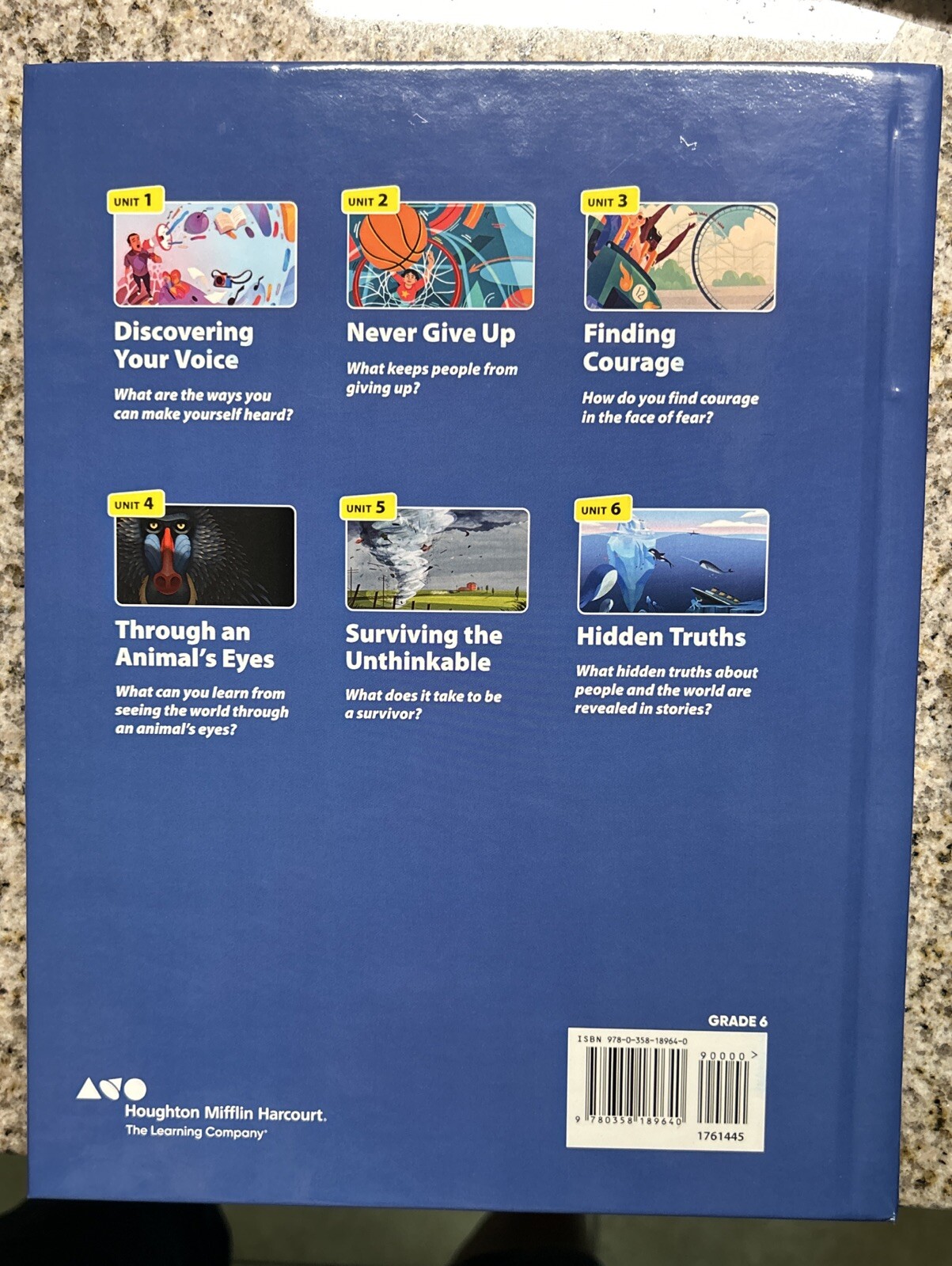 HMH Into Literature Grade 6 Florida Edition Hardcover – NEW