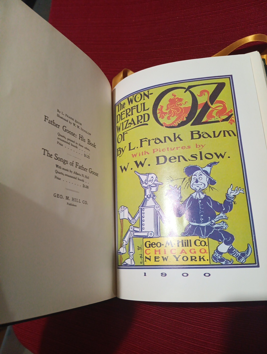 EP41 THE WONDERFUL WIZARD OF OZ by L. Frank Baum ~ Easton Press DELUXE Leather