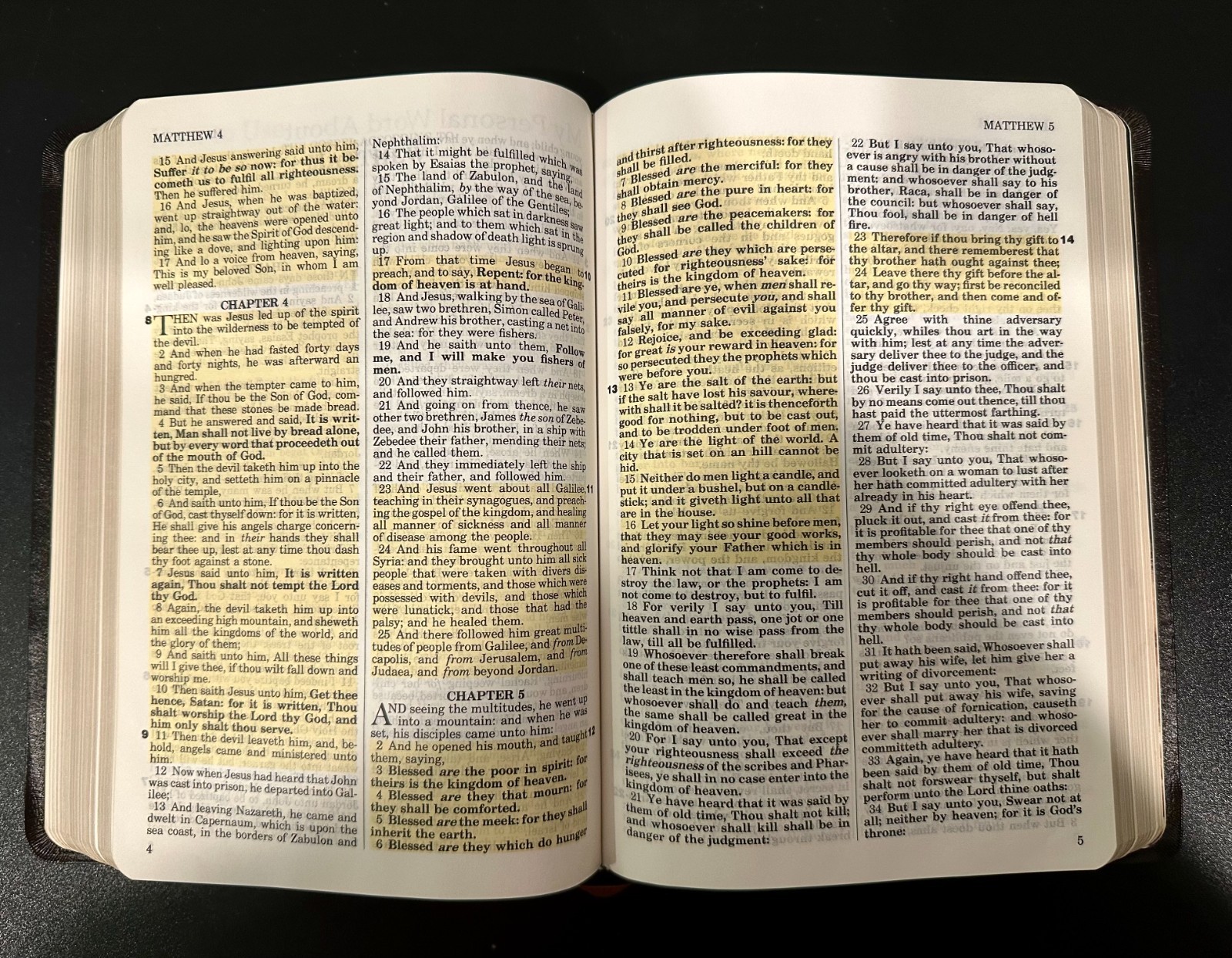 Holy Bible with Personal Commentary By Oral Roberts (KJV, Oral Roberts Edition)
